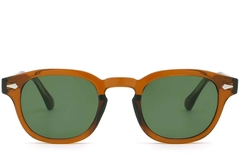 BS2503-0096_Brown_Oval_Plastic_Sunglasses_front