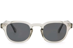 BS2503-0097_Grey_Oval_Plastic_Sunglasses_front