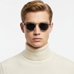 BS2503-0097_Grey_Oval_Plastic_Sunglasses_model