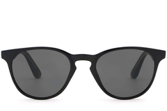BS2503-0100_Black_Oval_Plastic_Sunglasses_front