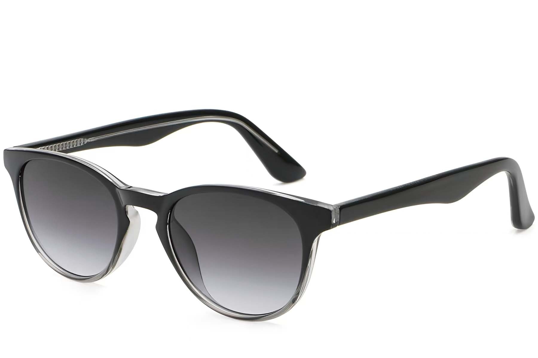 BS2503-0101_Grey_Oval_Plastic_Sunglasses_corner