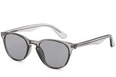 Oval Grey Plastic Sunglasses #BS2503-0103