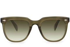 BS2503-0110_Green_Rectangular_Plastic_Sunglasses_front