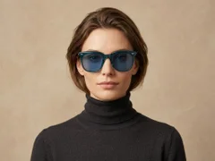 BS2503-0111_Blue_Rectangular_Plastic_Sunglasses-tryon_female