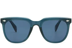 BS2503-0111_Blue_Rectangular_Plastic_Sunglasses_front