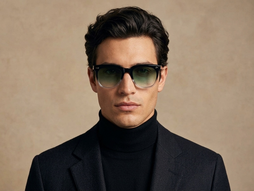 BS2503-0112_Black_Rectangular_Plastic_Sunglasses-tryon_male