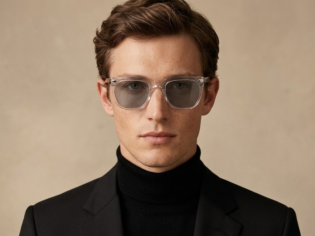 BS2503-0113_Transparent_Rectangular_Plastic_Sunglasses-tryon_male
