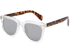 Rectangular Transparent Plastic Sunglasses #BS2503-0113