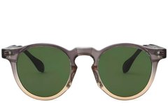 BS2503-0118_Grey_Oval_Plastic_Sunglasses_front