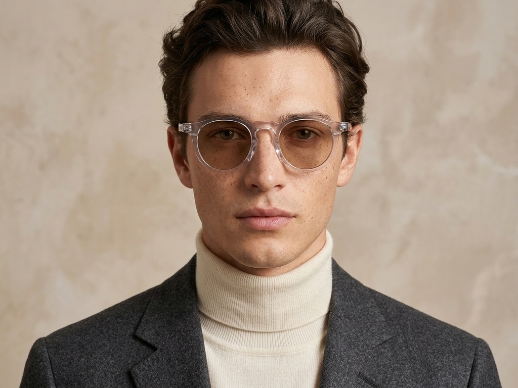 BS2503-0119_Transparent_Oval_Plastic_Sunglasses-tryon_male