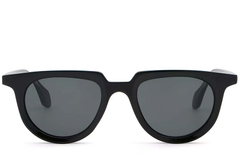 BS2503-0120_Black_Oval_Plastic_Sunglasses_front