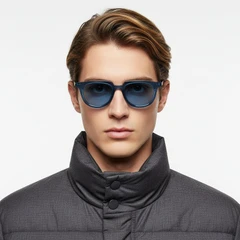 bs2503-0123_blue_oval_plastic_sunglasses_model