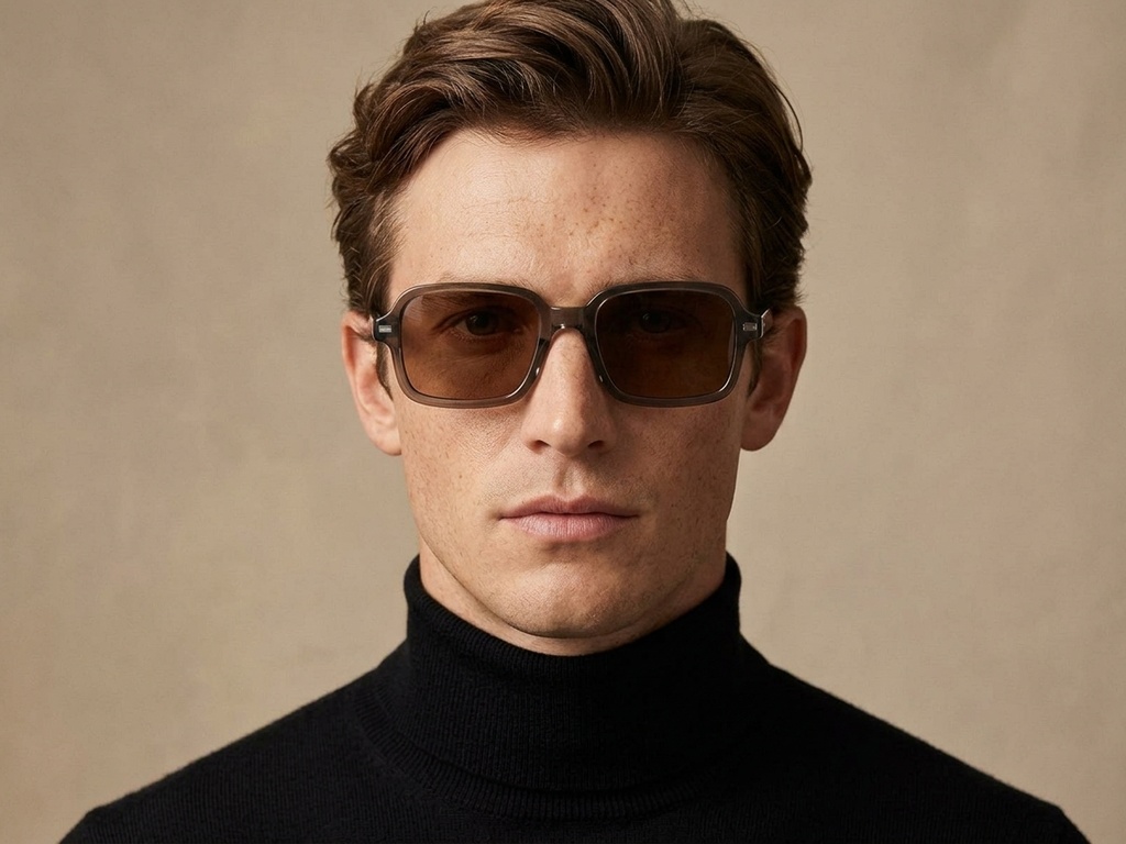 BS2503-0125_Brown_Rectangular_Plastic_Sunglasses-tryon_male