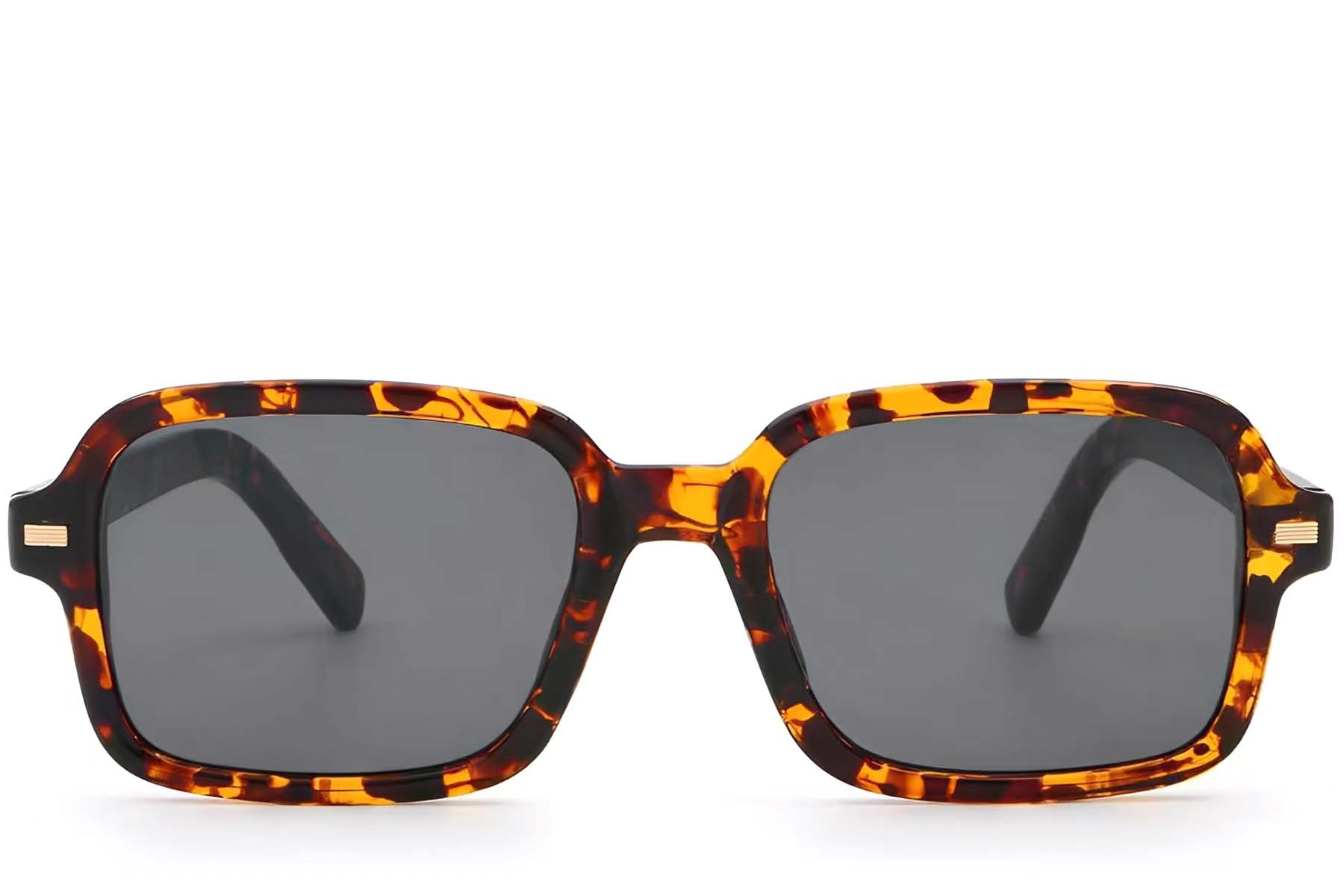 BS2503-0127_Tortoiseshell_Rectangular_Plastic_Sunglasses_front