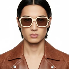 bs2503-0129_cream_rectangular_plastic_sunglasses_model