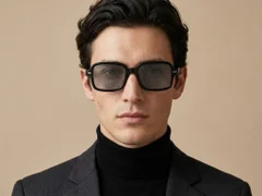 BS2503-0130_Black_Rectangular_Plastic_Sunglasses-tryon_male