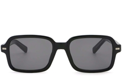 BS2503-0130_Black_Rectangular_Plastic_Sunglasses_front