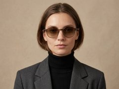 BS2503-0136_Brown_Oval_Plastic_Sunglasses-tryon_female