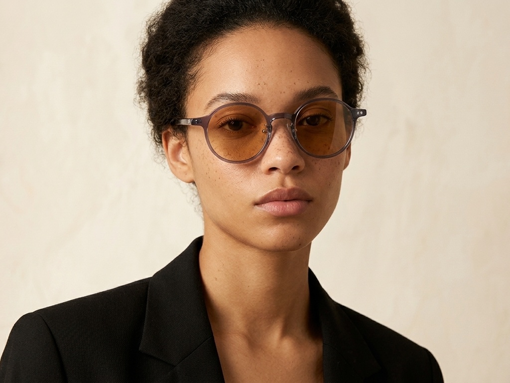BS2503-0138_Purple_Oval_Plastic_Sunglasses-tryon_female