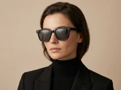 BS2503-0140_Black_Rectangular_Plastic_Sunglasses-tryon_female