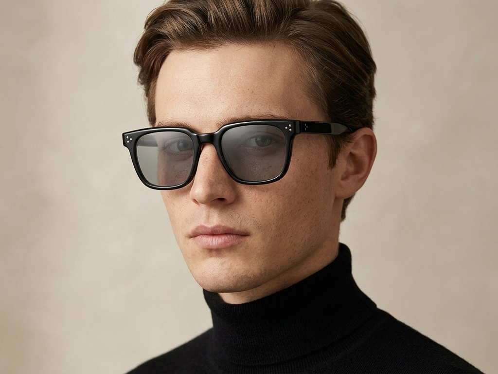 BS2503-0140_Black_Rectangular_Plastic_Sunglasses-tryon_male