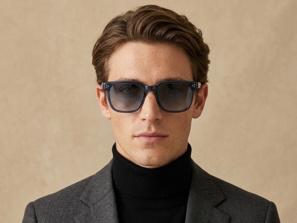 BS2503-0143_Blue_Rectangular_Plastic_Sunglasses-tryon_male