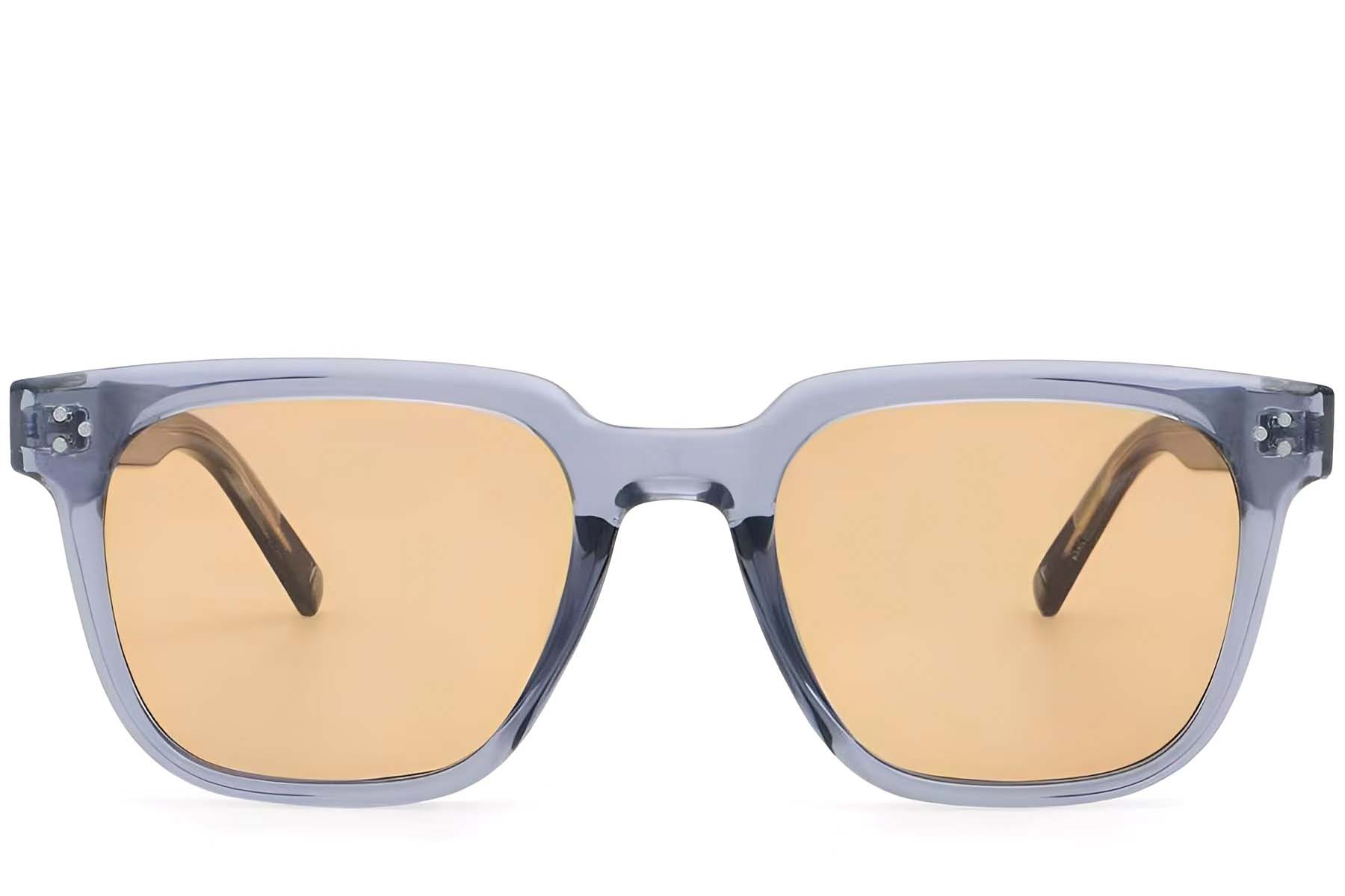 BS2503-0144_Purple_Rectangular_Plastic_Sunglasses_front