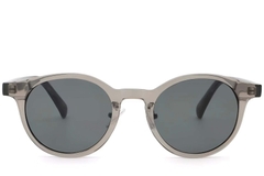 BS2503-0148_Grey_Oval_Plastic_Sunglasses_front