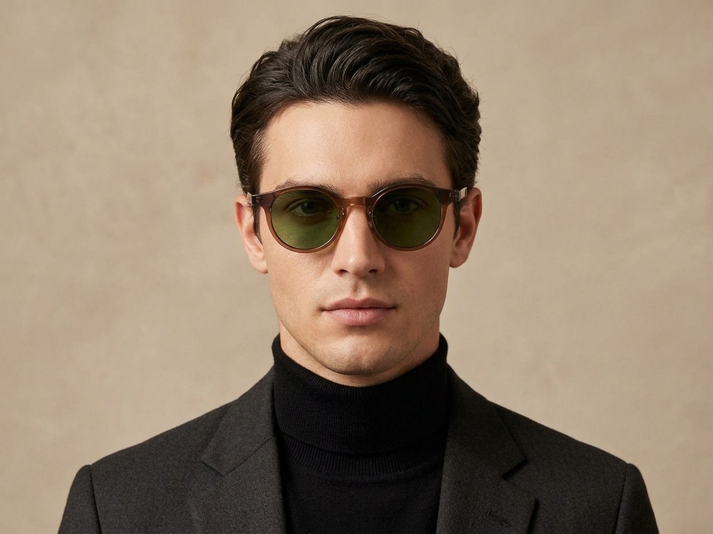BS2503-0149_Brown_Oval_Plastic_Sunglasses-tryon_male