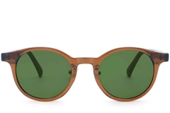 BS2503-0149_Brown_Oval_Plastic_Sunglasses_front