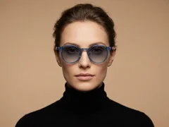 BS2503-0150_Blue_Oval_Plastic_Sunglasses-tryon_female