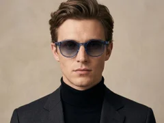 BS2503-0150_Blue_Oval_Plastic_Sunglasses-tryon_male