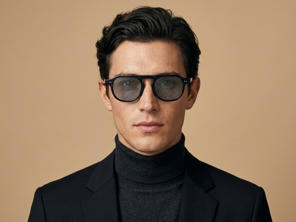 BS2503-0154_Black_Aviator_Plastic_Sunglasses-tryon_male