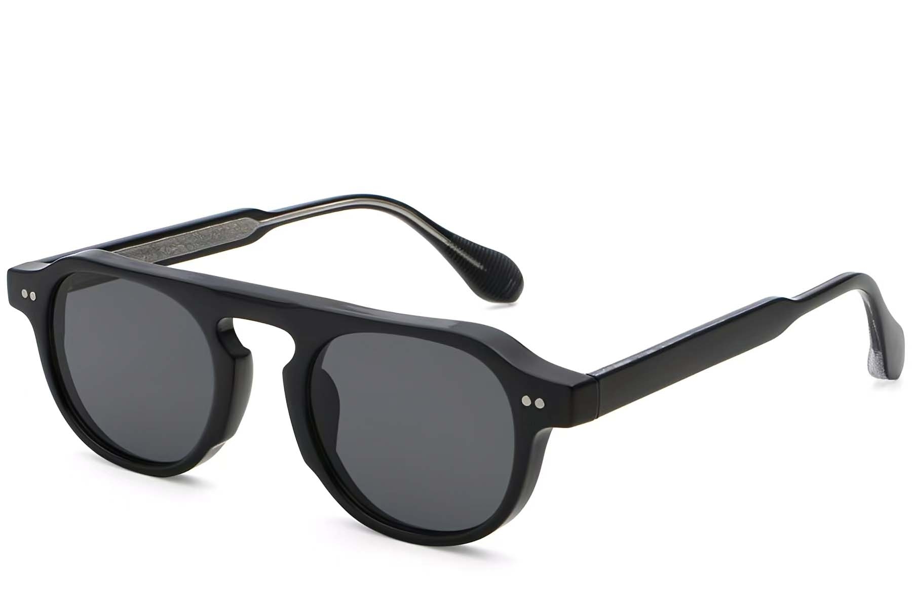BS2503-0154_Black_Aviator_Plastic_Sunglasses_corner