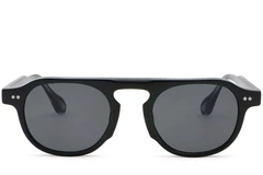 BS2503-0154_Black_Aviator_Plastic_Sunglasses_front