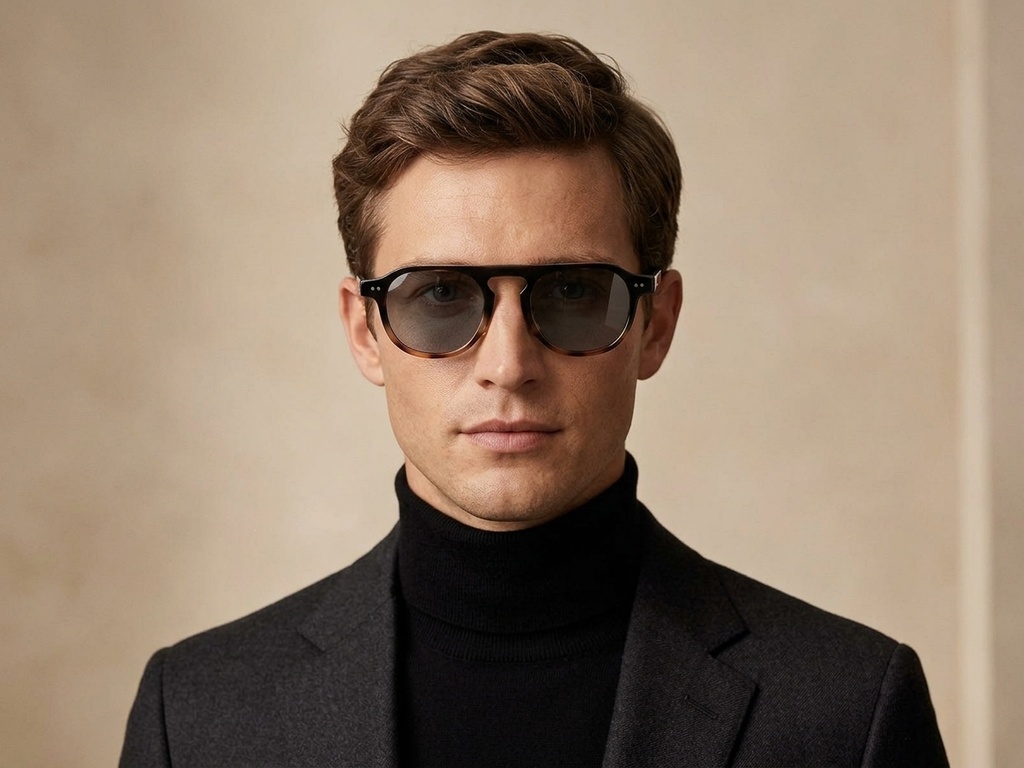 BS2503-0156_Tortoiseshell_Aviator_Plastic_Sunglasses-tryon_male