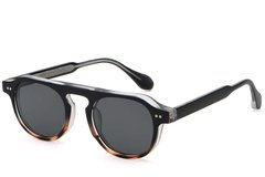 Gafas de sol de plástico estilo aviador con diseño de carey # BS2503-0156