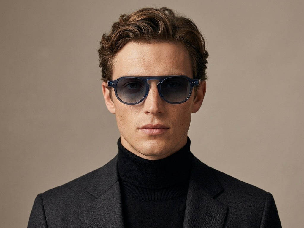 BS2503-0157_Blue_Aviator_Plastic_Sunglasses-tryon_male
