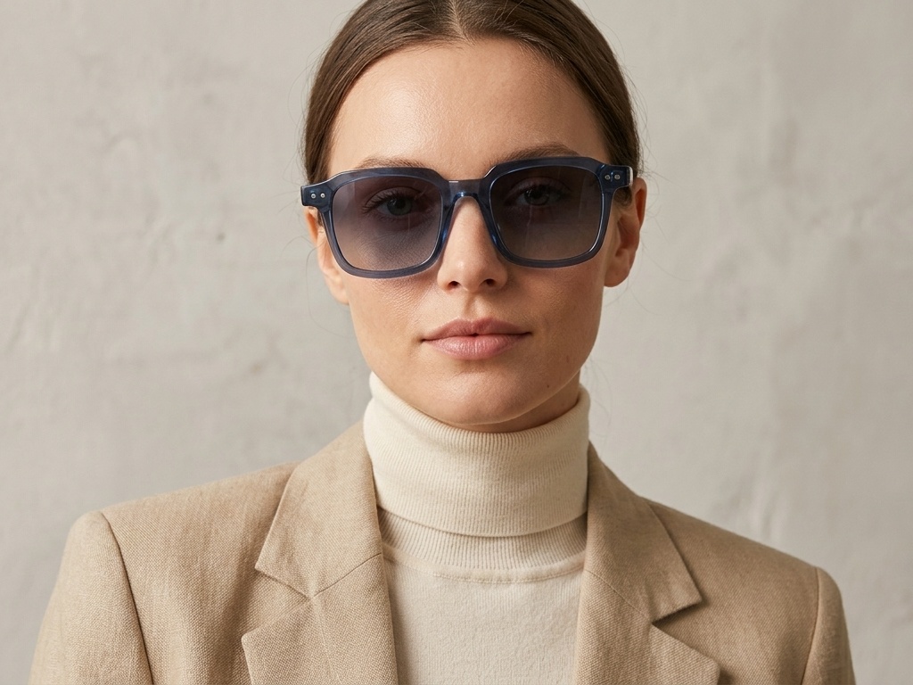 BS2503-0163_Blue_Rectangular_Plastic_Sunglasses-tryon_female