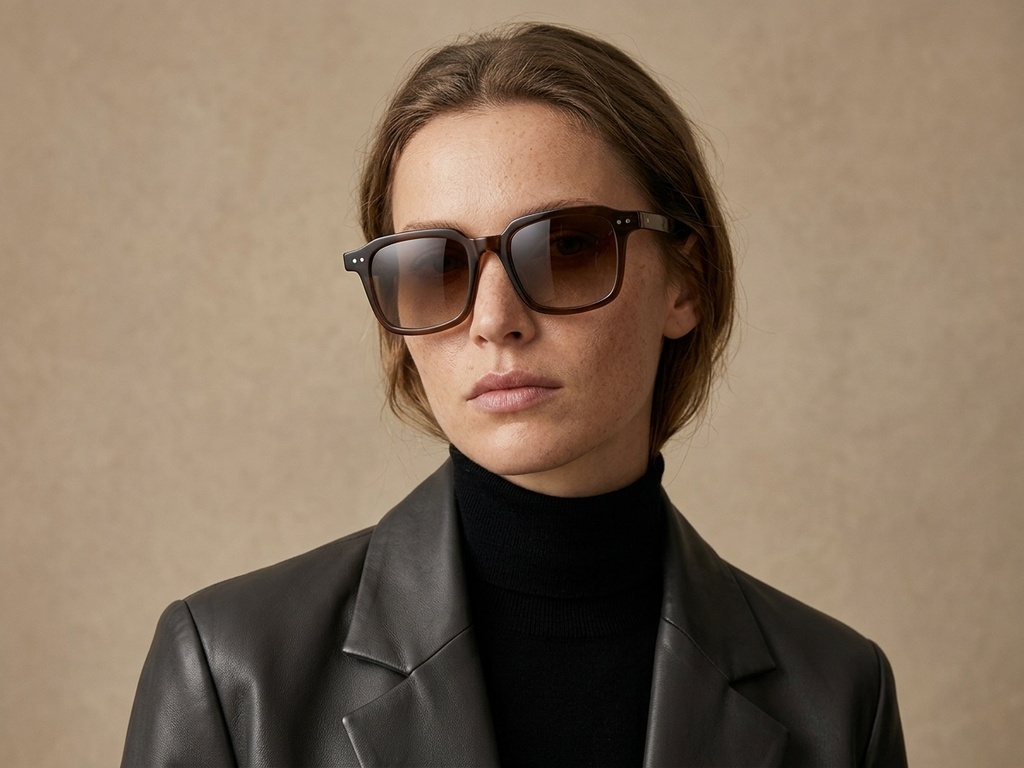 BS2503-0164_Brown_Rectangular_Plastic_Sunglasses-tryon_female