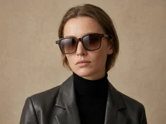 BS2503-0164_Brown_Rectangular_Plastic_Sunglasses-tryon_female