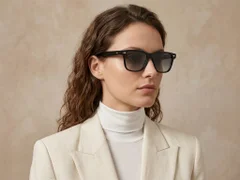 BS2503-0168_Black_Rectangular_Plastic_Sunglasses-tryon_female