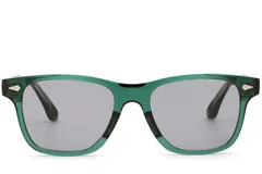 BS2503-0171_Green_Rectangular_Plastic_Sunglasses_front