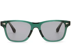 BS2503-0171_Green_Rectangular_Plastic_Sunglasses_front