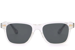 BS2503-0173_Transparent_Rectangular_Plastic_Sunglasses_front