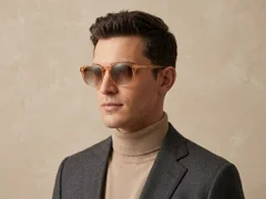 BS2503-0177_Brown_Oval_Plastic_Sunglasses-tryon_male