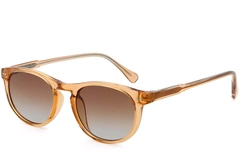 Oval Brown Plastic Sunglasses #BS2503-0177
