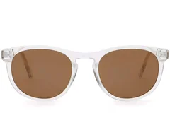 BS2503-0179_Transparent_Oval_Plastic_Sunglasses_front