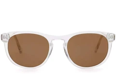 BS2503-0179_Transparent_Oval_Plastic_Sunglasses_front