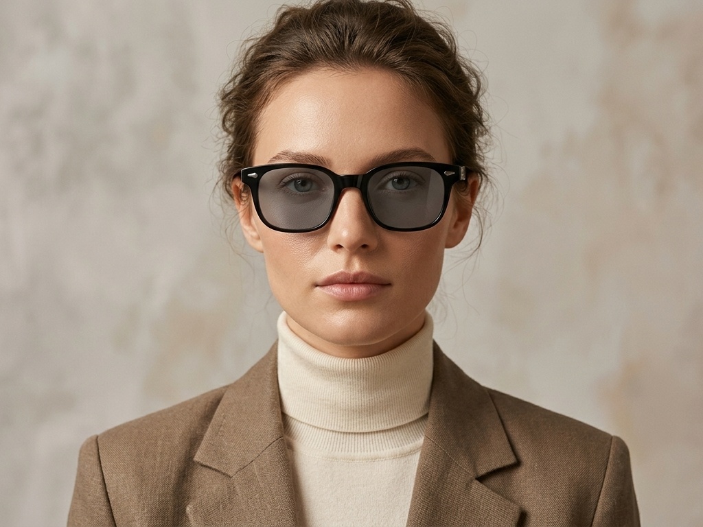 BS2503-0180_Black_Rectangular_Plastic_Sunglasses-tryon_female